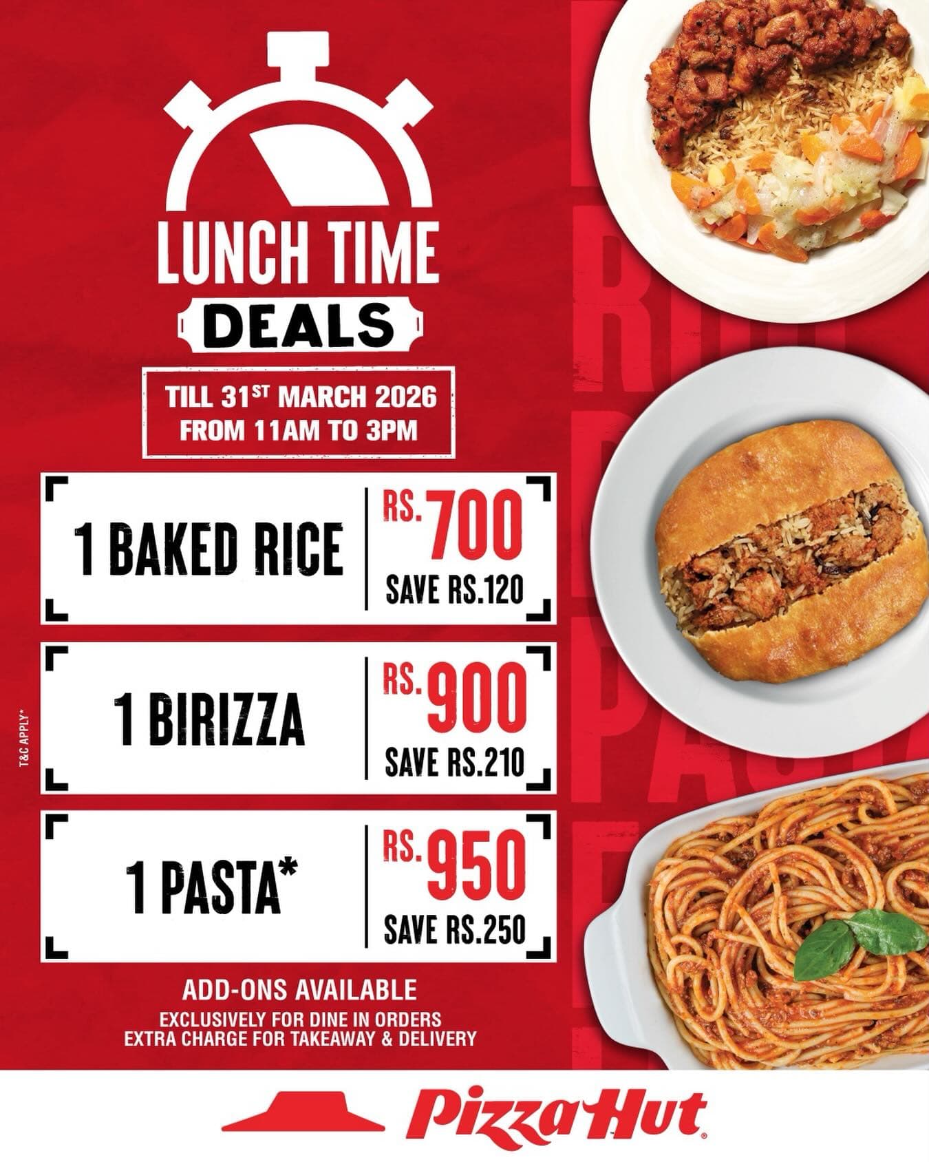 Lunch Time Deals at Pizza Hut thumbnail 2
